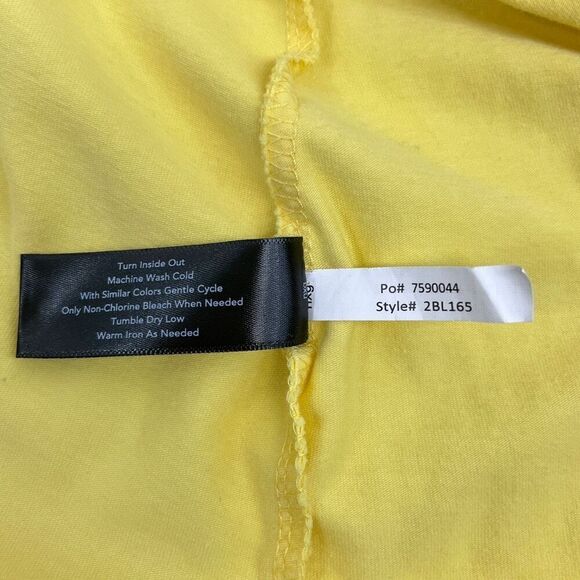 Boston Proper Womens Solid Pullover Straight Hem Tank Top Yellow Size XL - Picture 5 of 14